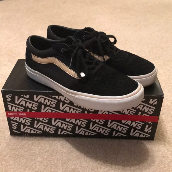 Vans Shoes - Unisex Black and Cream Vans